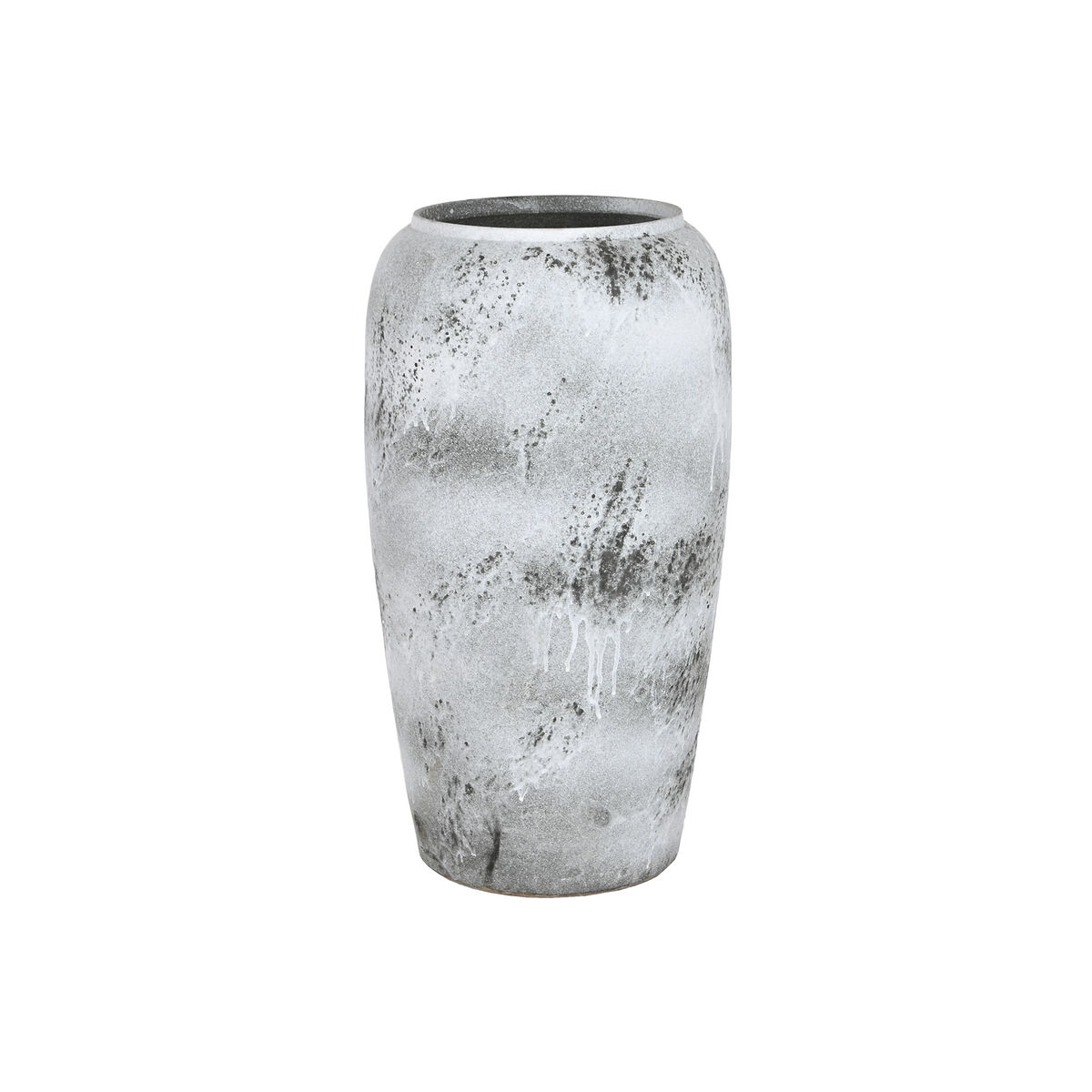 imagem de Vaso Home ESPRIT Branco Preto Cerâmica 36 x 36 x 70 cm1