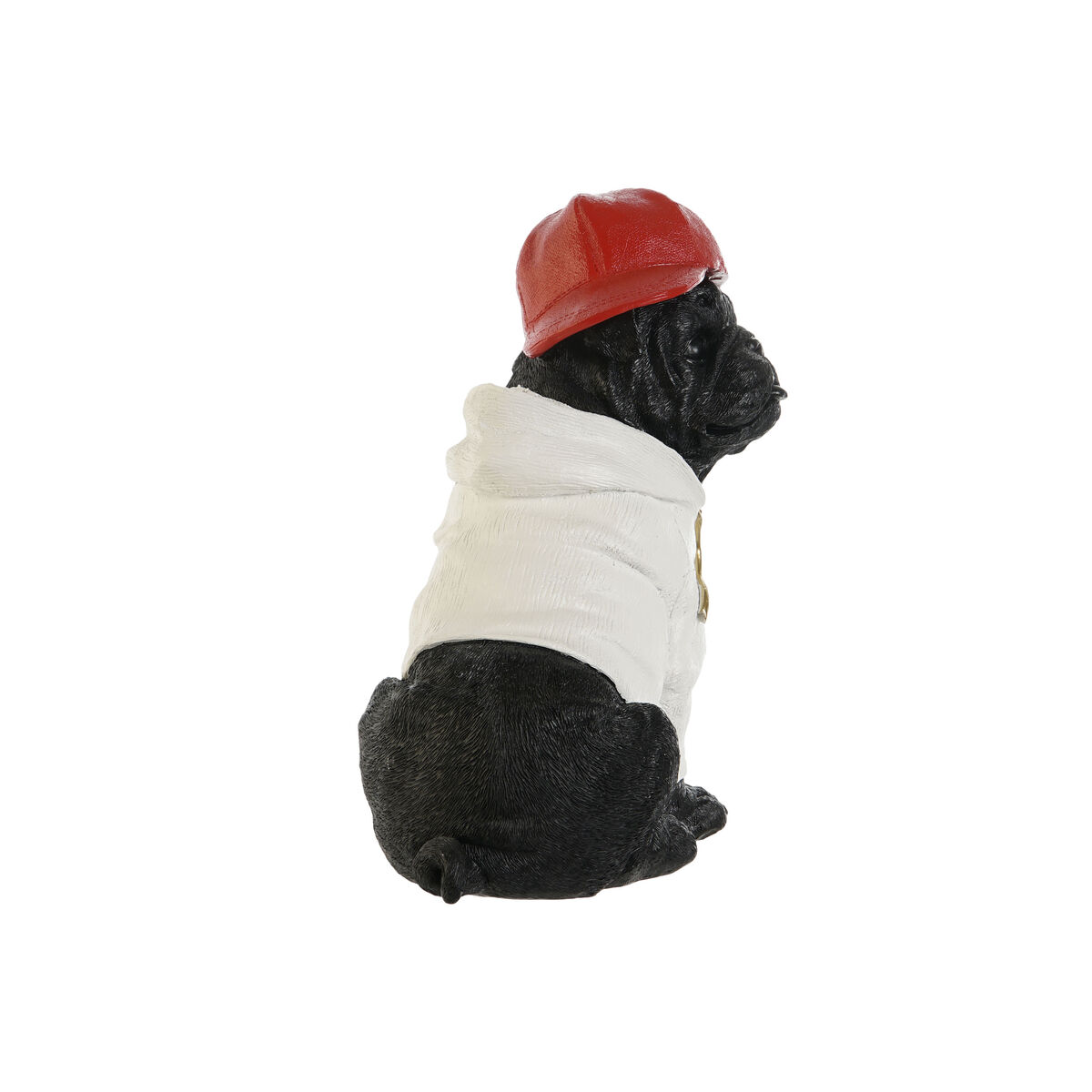 imagem de Figura Decorativa Home ESPRIT Branco Preto Vermelho Cão 25 x 12 x 21 cm (2 Unidades)3