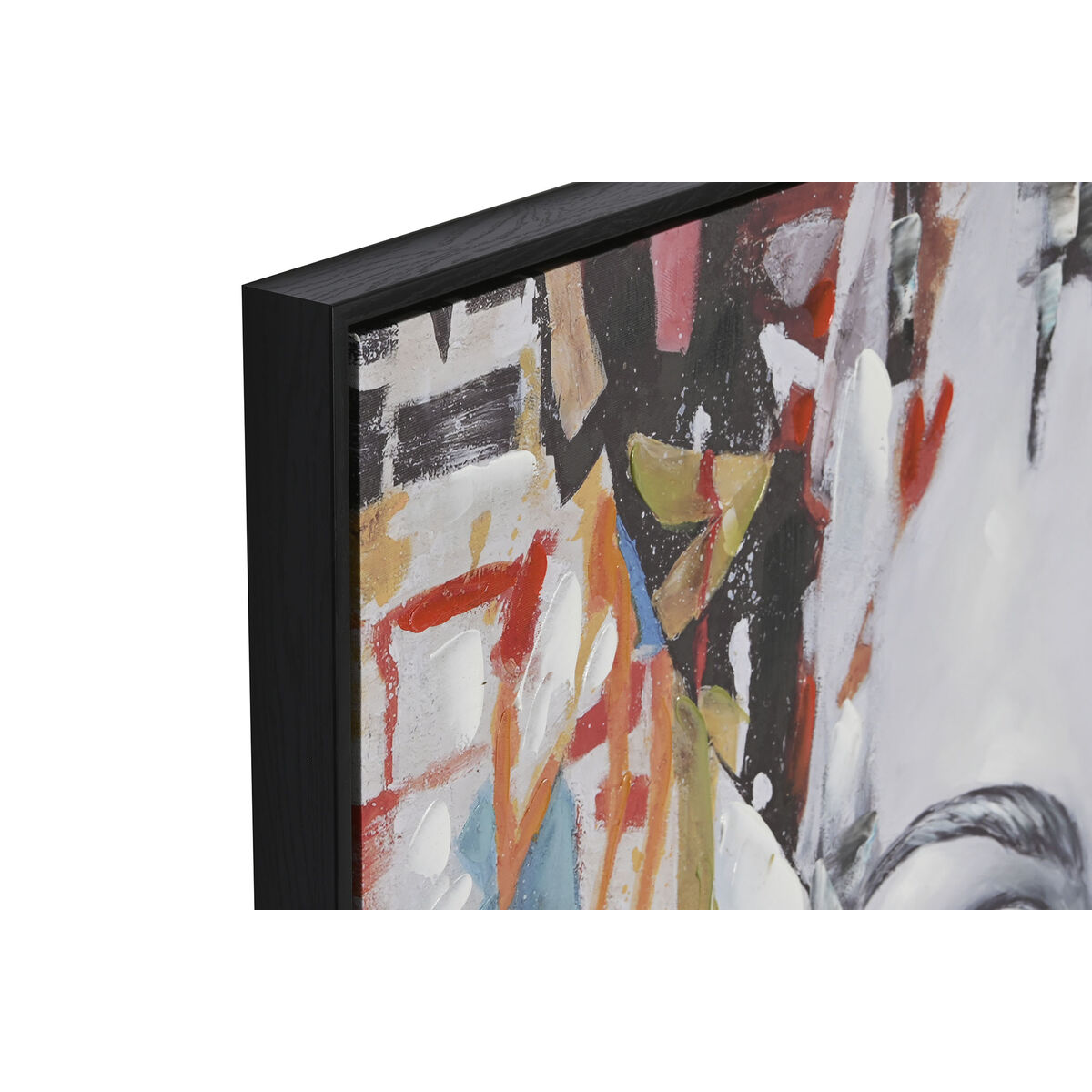 imagem de Pintura Home ESPRIT Abstrato Moderno 100 x 3,5 x 100 cm (2 Unidades)2