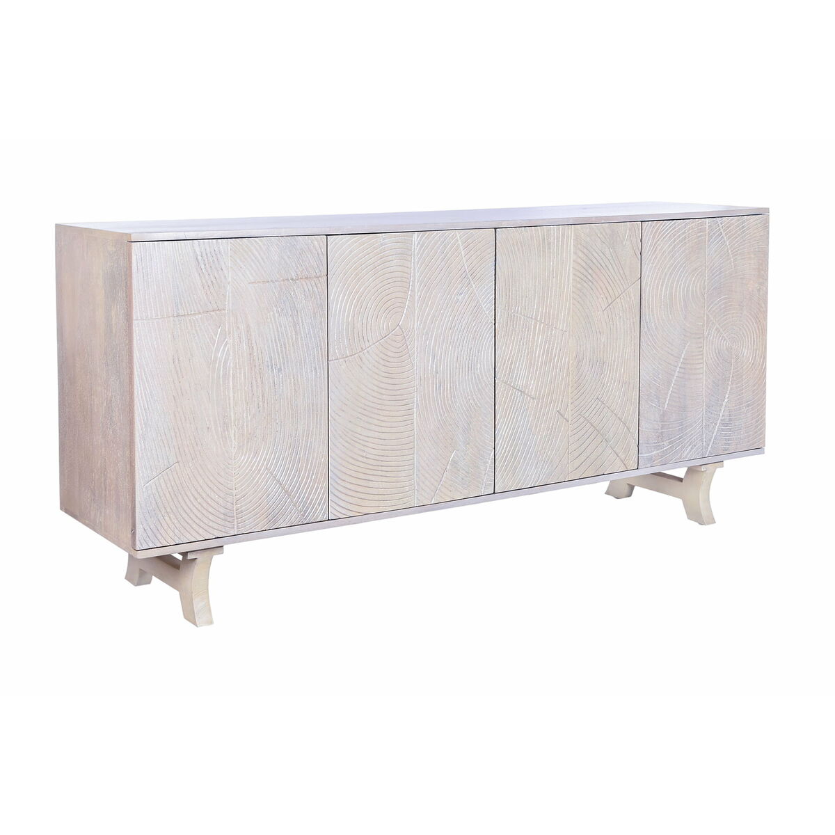 DKD Home Decor - Aparador DKD Home Decor Branco Madeira de mangueira 186 x 45,7 x 86 cm